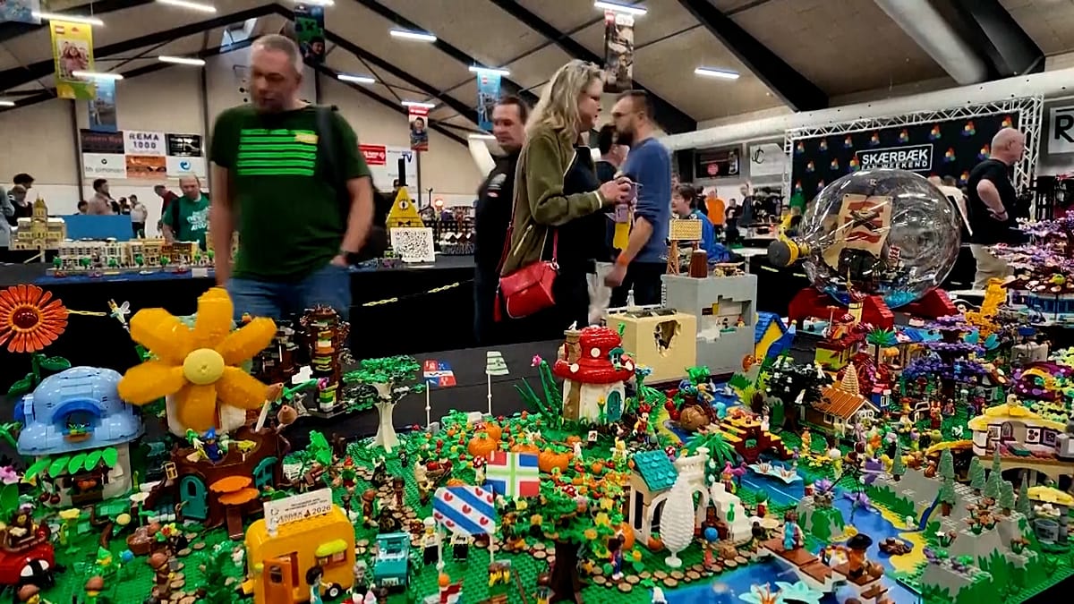 Adult LEGO fans gather in Denmark as 'kidult' trend boosts sales