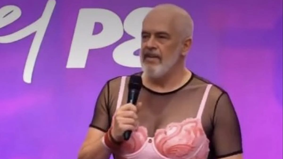 Albanian PM Edi Rama Shares AI Video of Himself in Miniskirt to Mock Influencers
