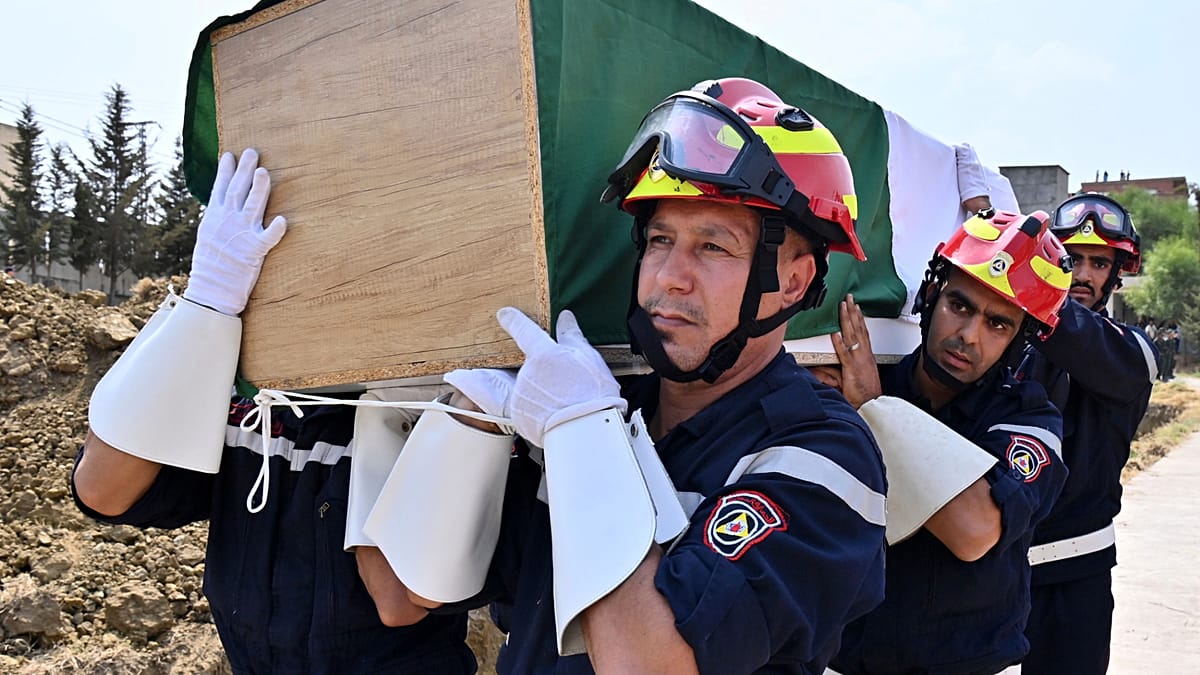 Algeria's president moves to reinstate death penalty for arsonists after deadly fires