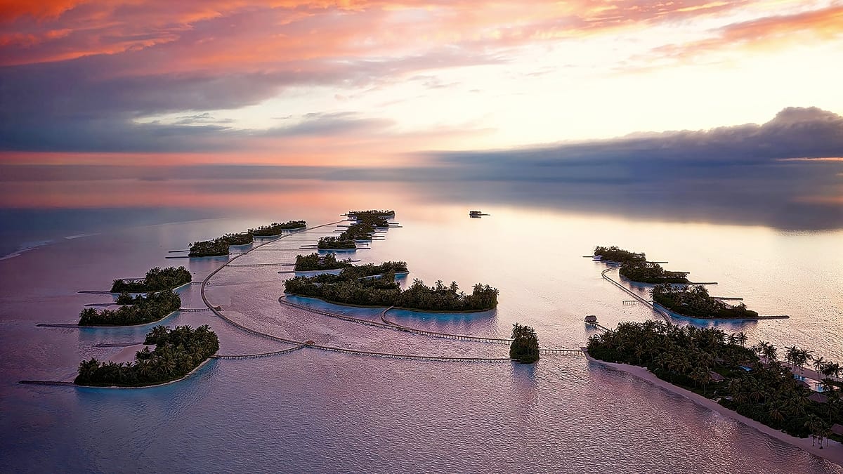 Aman's first Maldives resort will span three islands, including a wellness-only isle
