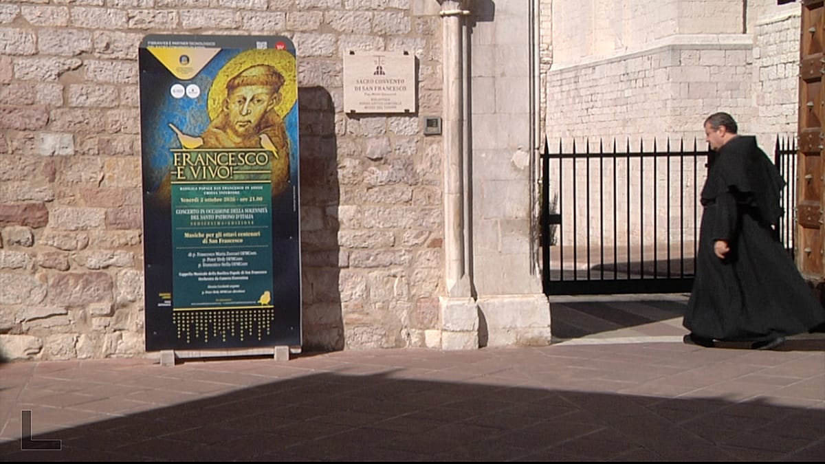 Assisi marks 800 years since St Francis's death, a symbol of peace