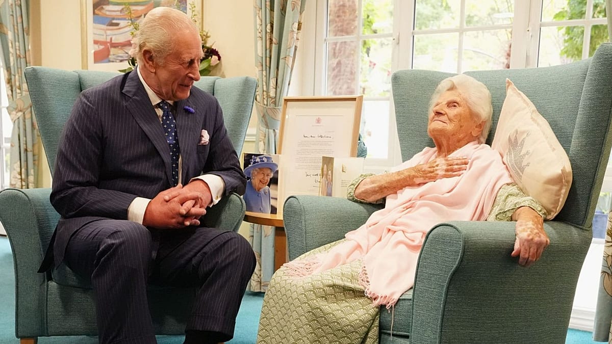 At 117, Britain's Ethel Caterham shares her recipe for a long life