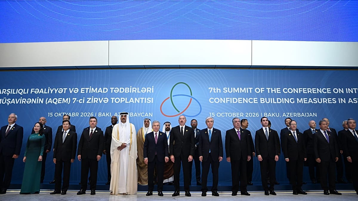 Azerbaijan hosts rare summit bringing together rival Middle East and Asian leaders