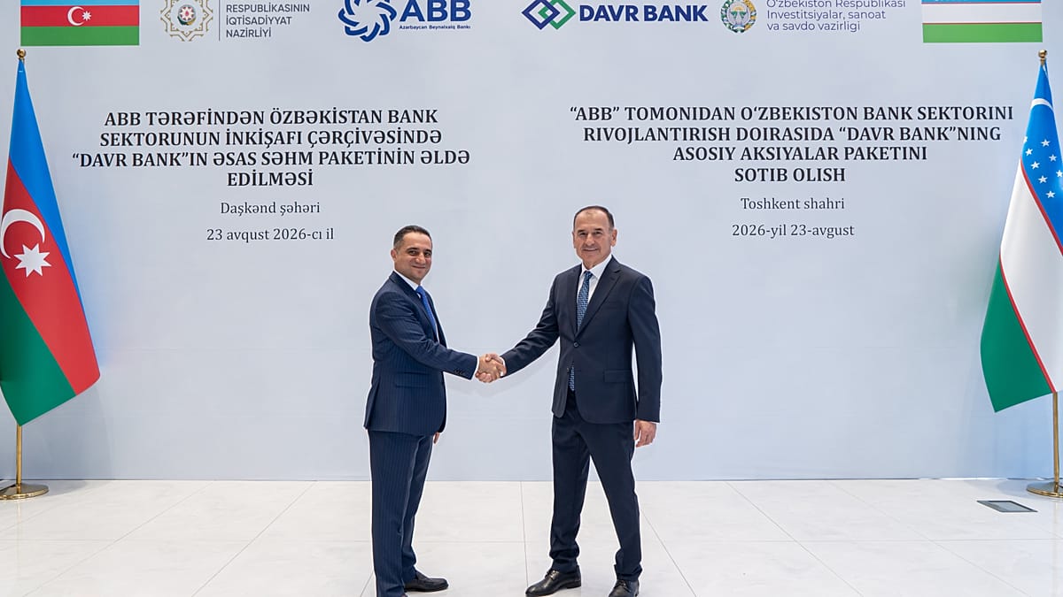 Azerbaijan's top bank buys into Uzbekistan with Davr Bank deal