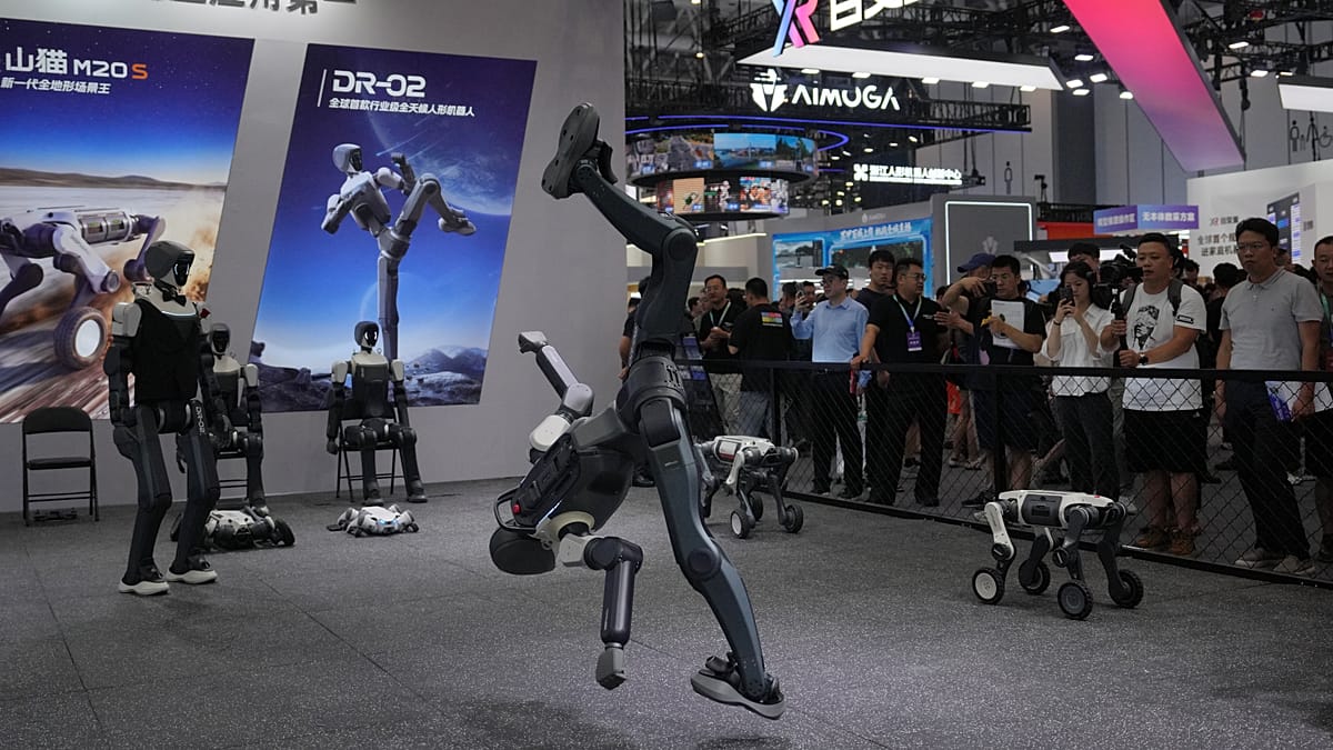 Beijing robot fair highlights China's push as US curbs loom