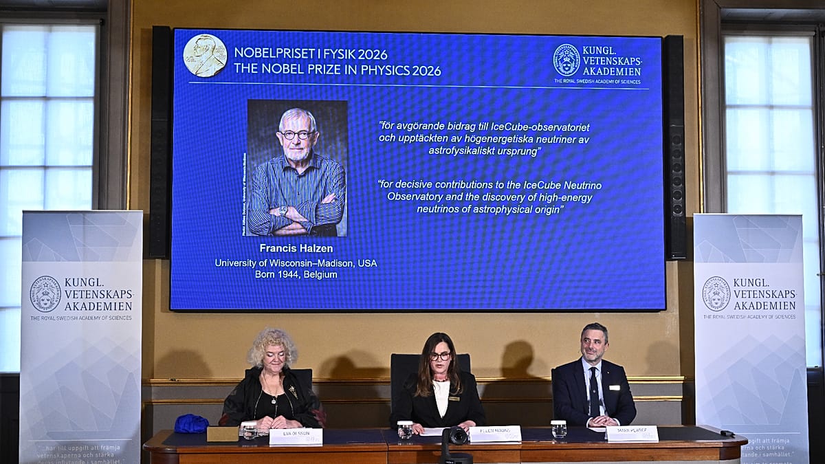 Belgian physicist wins Nobel for turning Antarctic ice into a neutrino telescope