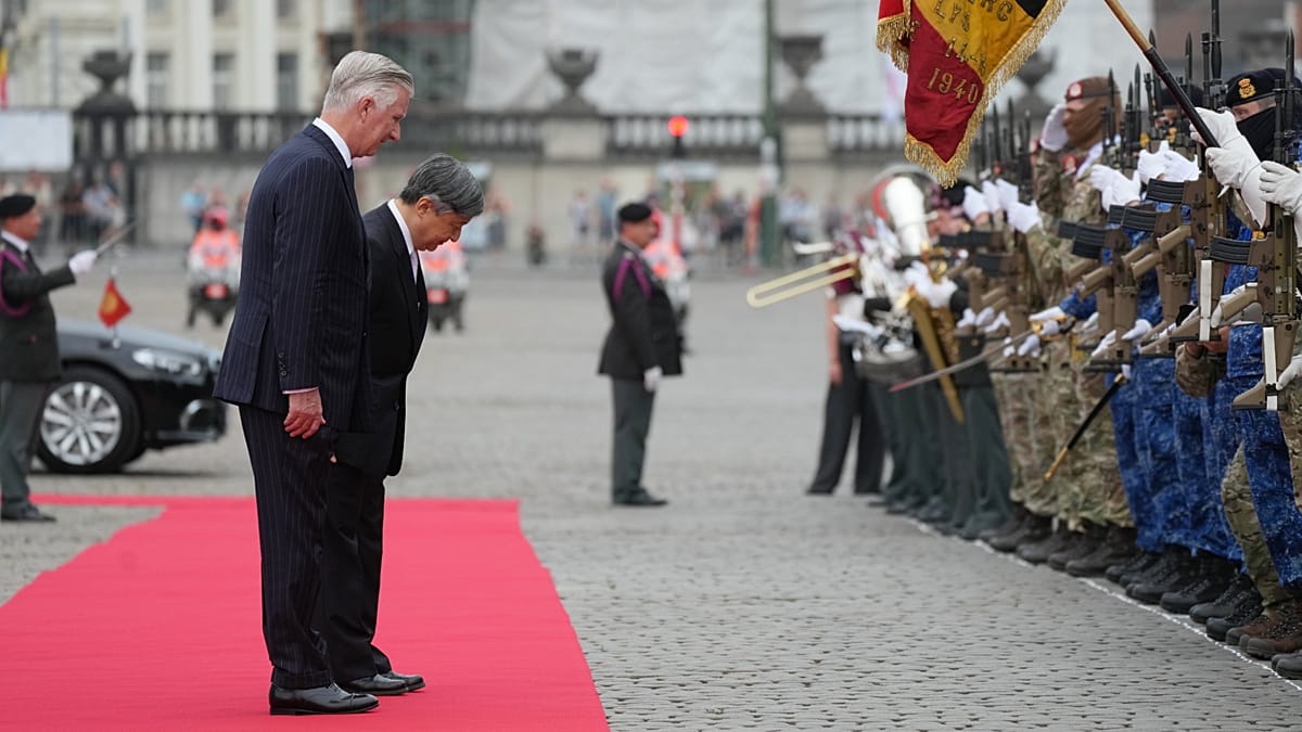 Belgian Royal Family Welcomes Japan's Emperor Naruhito in Brussels State Visit