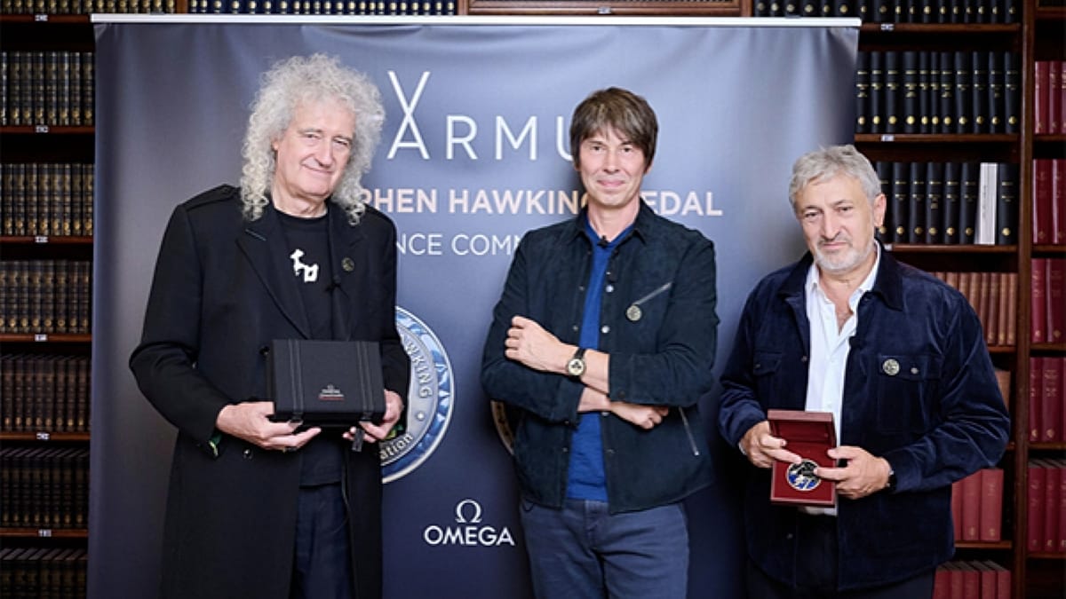 Brian Cox receives 2026 Stephen Hawking Medal for science communication