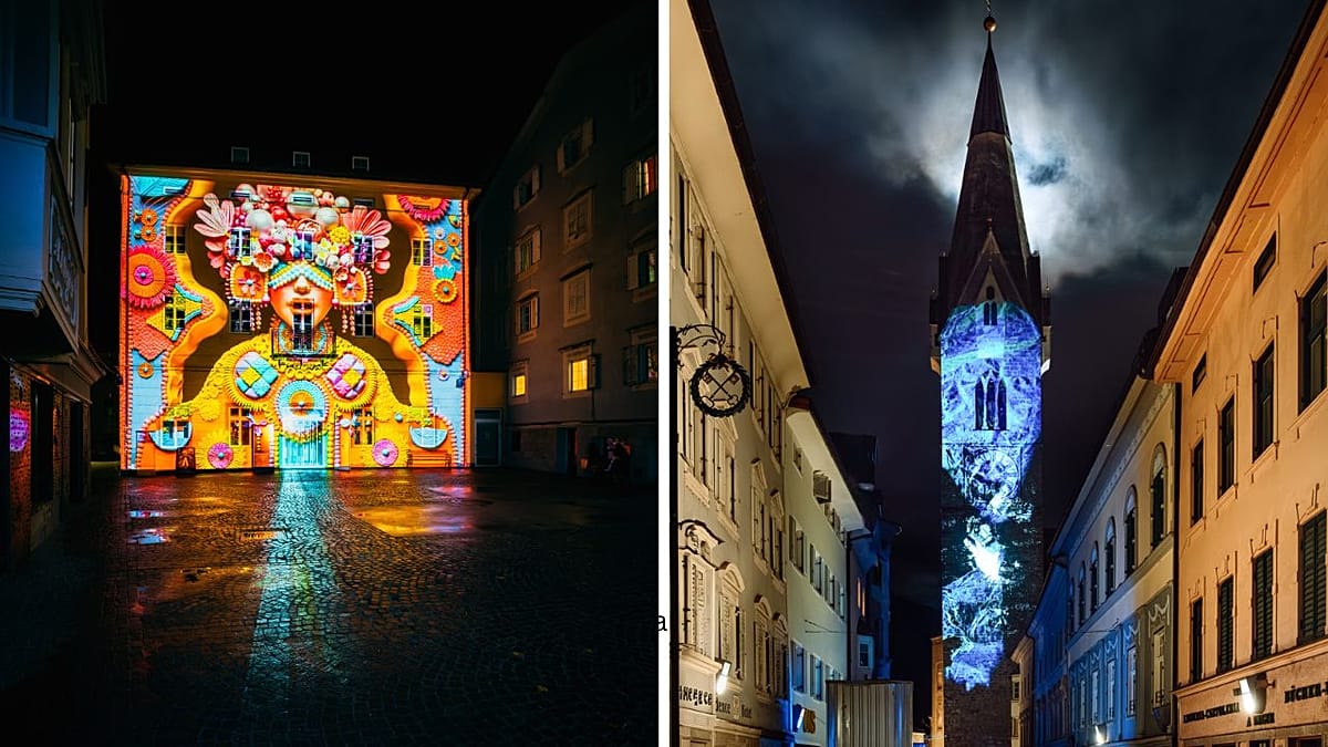 Brixen's Water Light Festival Illuminates Alpine Town with a Call for Peace