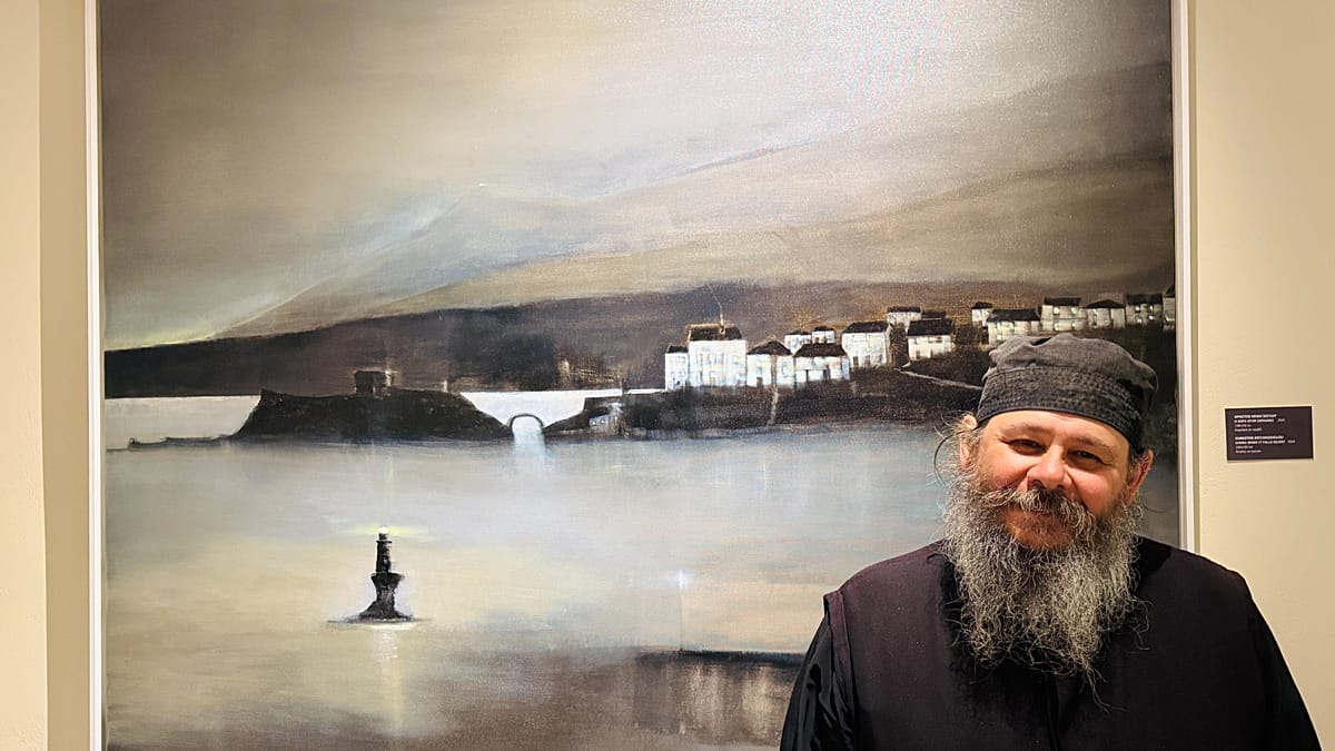Byzantine Monastery on Andros Transforms Restored Tower into Contemporary Art Gallery
