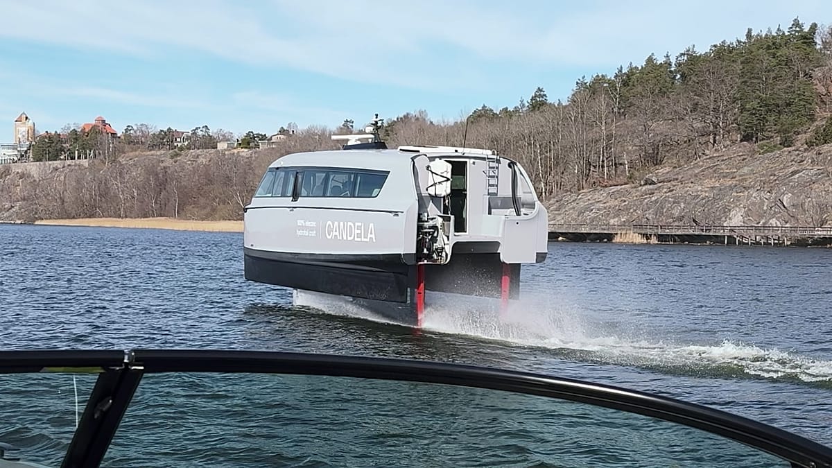 Candela's Electric Hydrofoil Ferries Aim to Revive Europe's Waterways