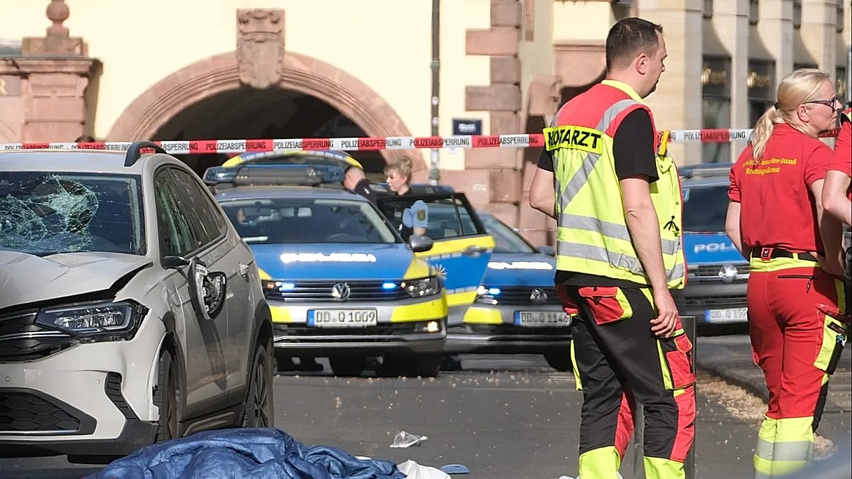 Car Rams Pedestrians in Leipzig, Killing Two and Injuring Several