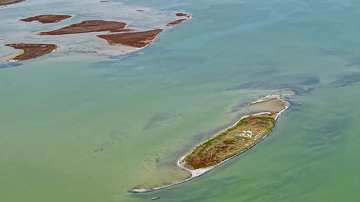 Caspian Sea's retreat exposes new islands along Kazakhstan's coast