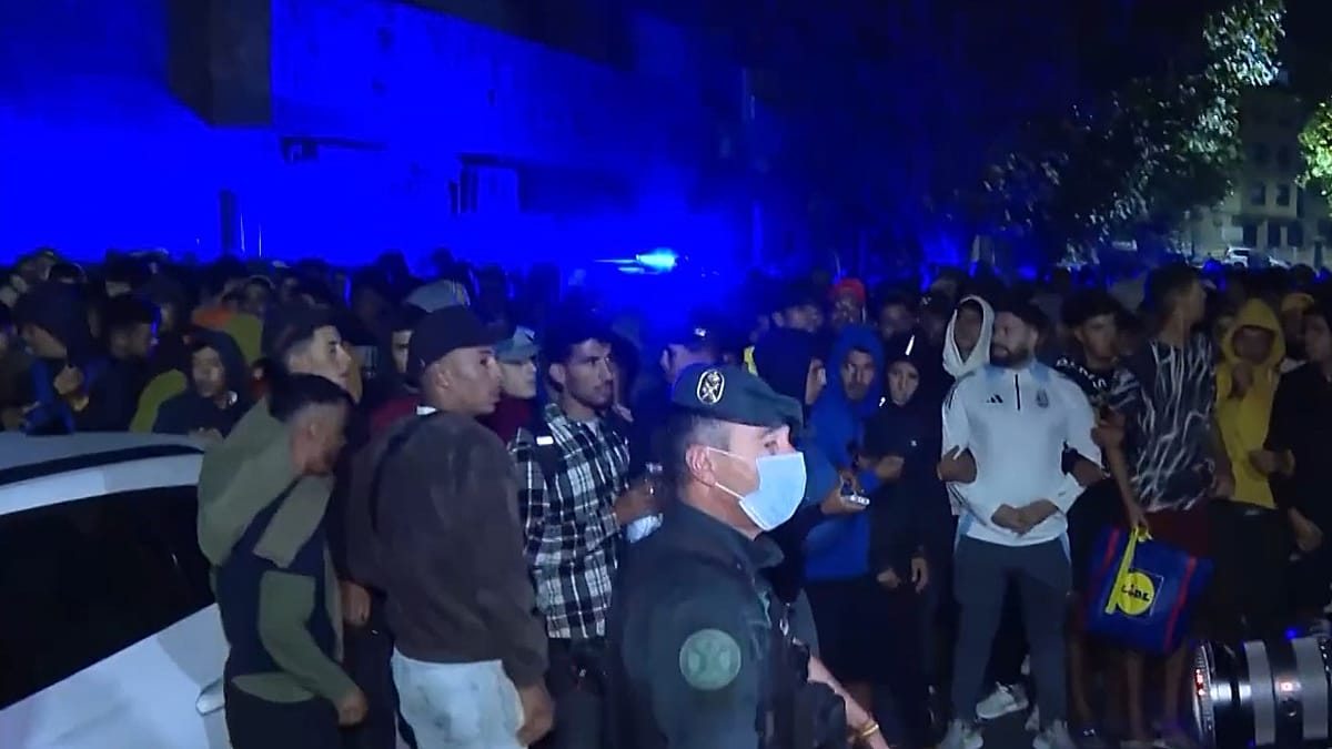 Ceuta migrant relocation sparks clashes as Spain opens new port camp