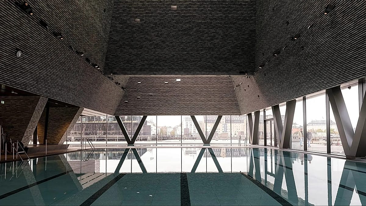 Copenhagen's KAI water house opens with pools, saunas, and harbour access