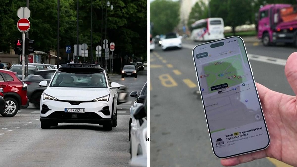 Croatia launches Europe's first commercial robotaxi service in Zagreb