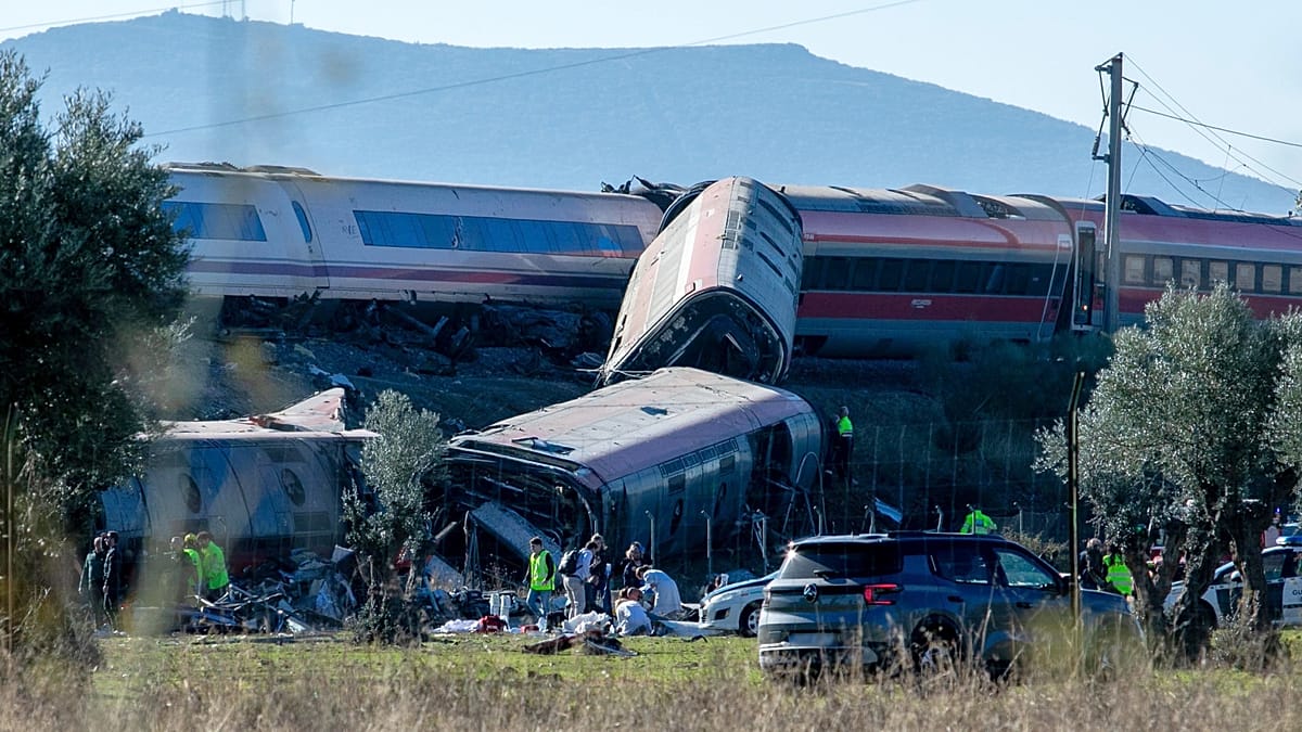 Deadly train collision south of Madrid kills at least ten