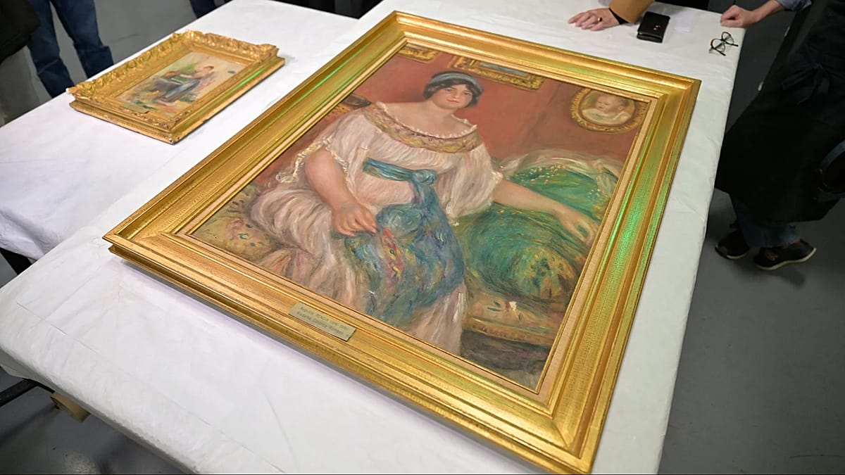 DNA and car tracking lead to arrests in French Renoir theft