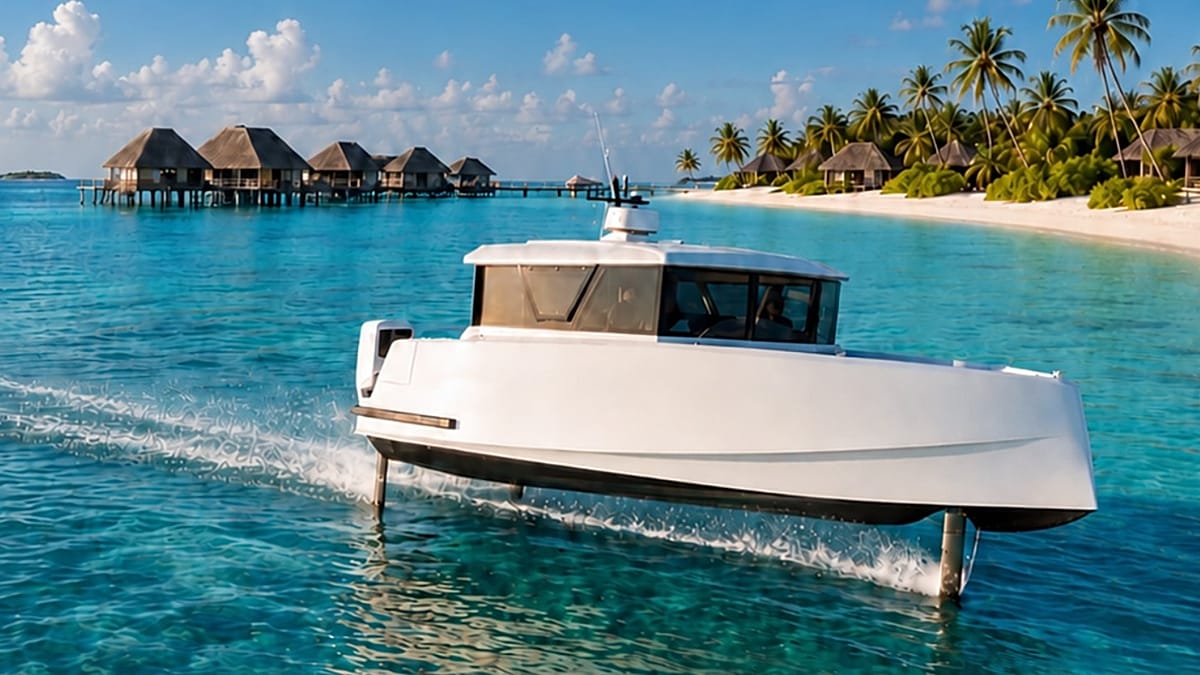 Electric Hydrofoil Fleet to Transform Maldives Island Transfers
