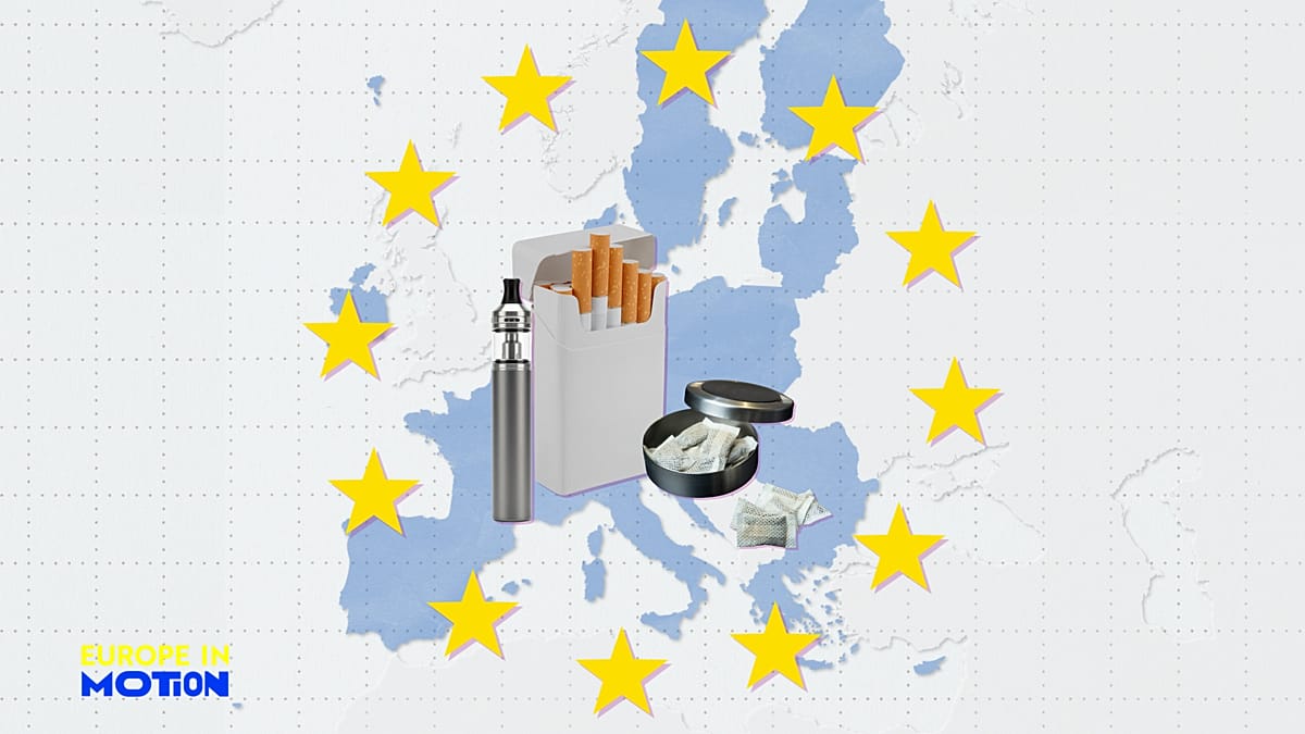 EU smoking rates fall slowly, but vaping keeps nicotine use high