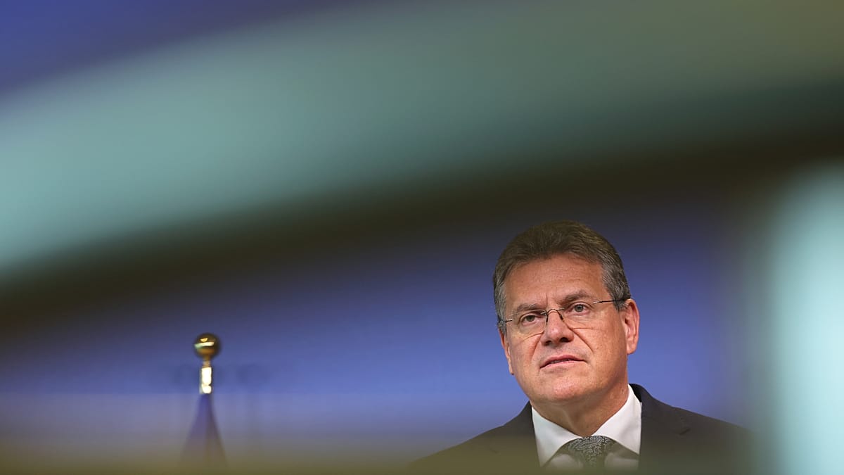 EU Trade Chief Šefčovič Heads to Washington to Break Steel Tariff Deadlock