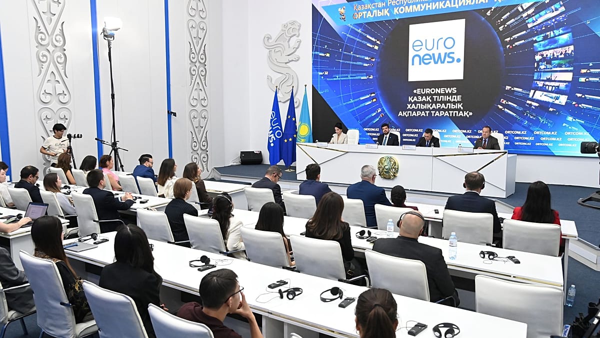 Euronews Launches Kazakh-Language Service in Astana, Expanding Central Asian Reach