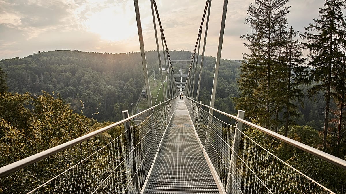 Europe's Record-Breaking Pedestrian Suspension Bridges: A New Era of Thrills