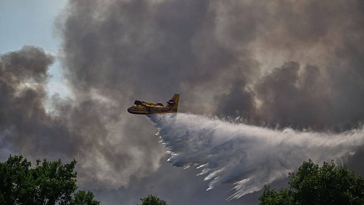 Fast-Moving Wildfire Forces Evacuations in Southeastern France