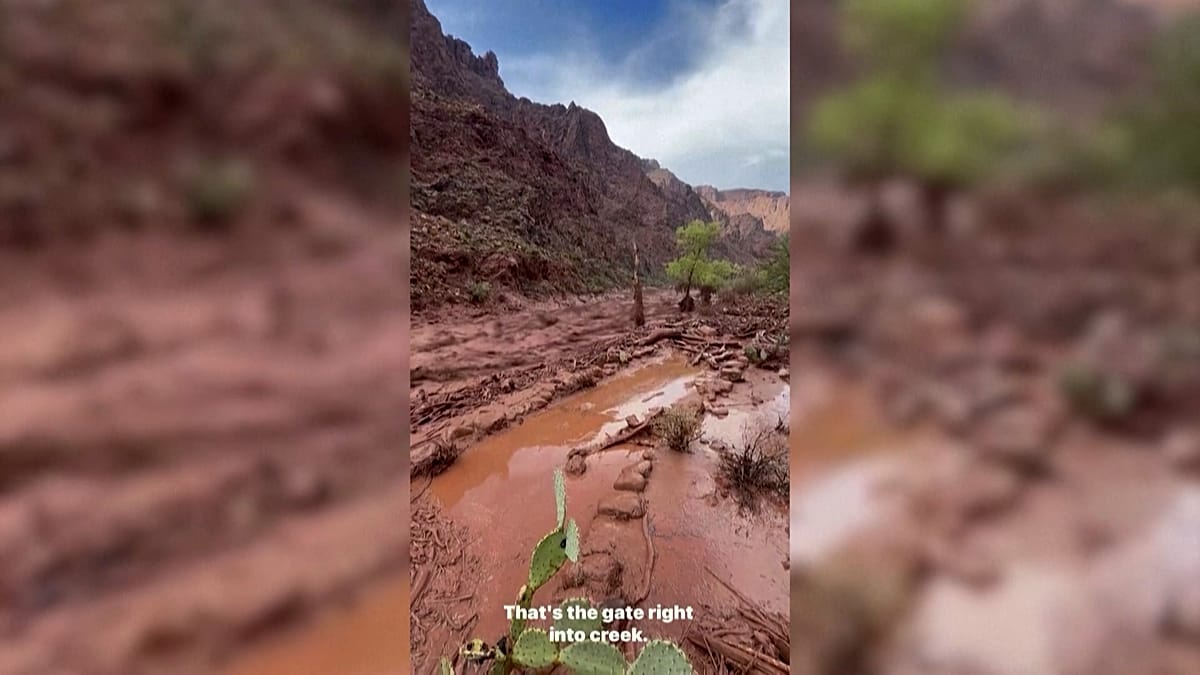 Flash flood at Grand Canyon's Phantom Ranch leaves over 20 missing
