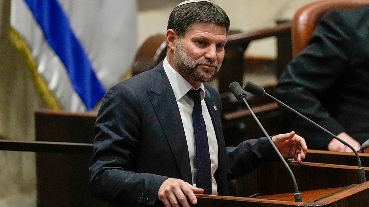 France Bars Israeli Minister Smotrich Amid Western Crackdown on Settlement Expansion