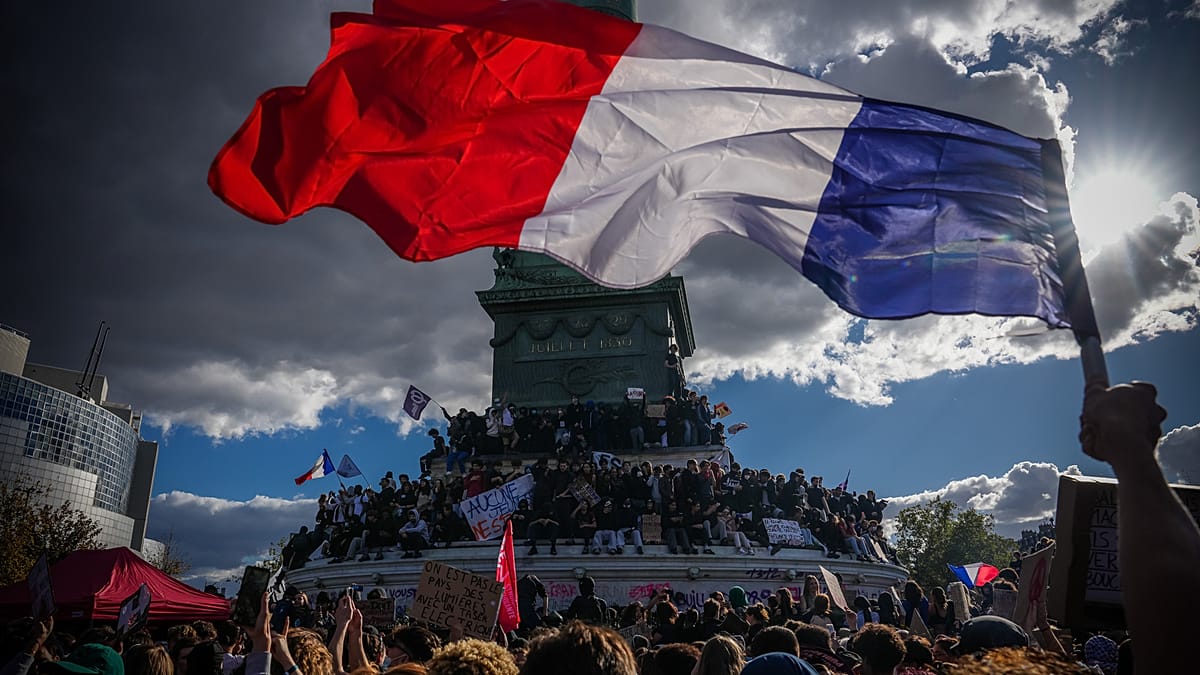 France faces twin crises as student protests meet debt turmoil