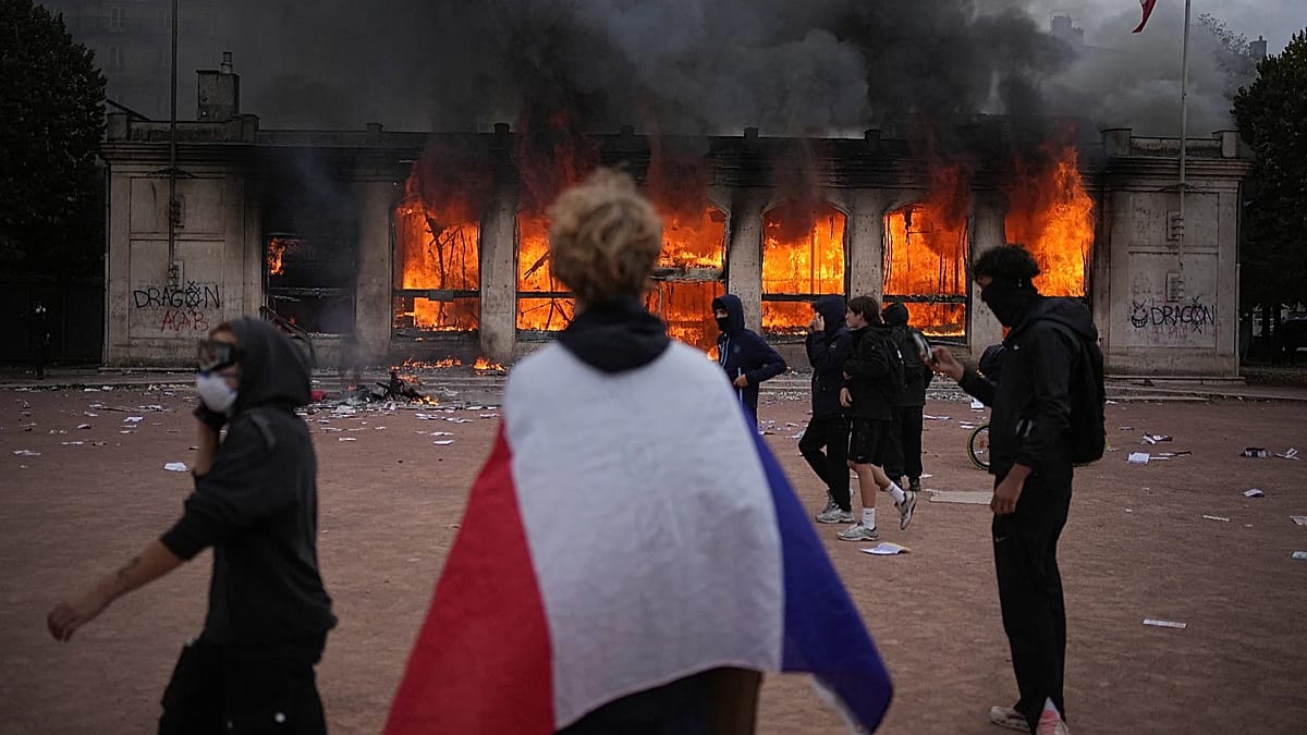 France's cost-of-living protests erupt into arson and looting across cities