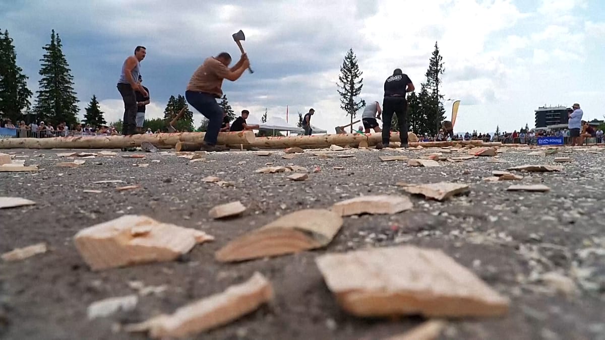 France's oldest lumberjack contest keeps Alpine axe skills alive