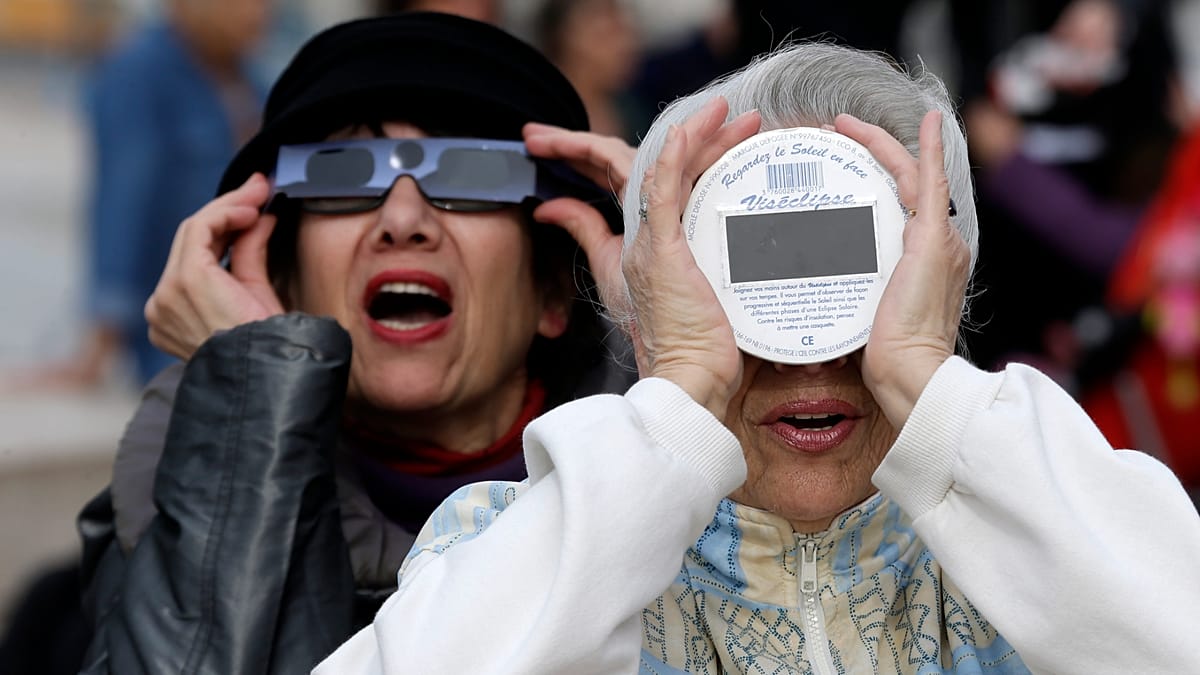 France scrambles to meet demand for eclipse glasses before Wednesday's solar spectacle