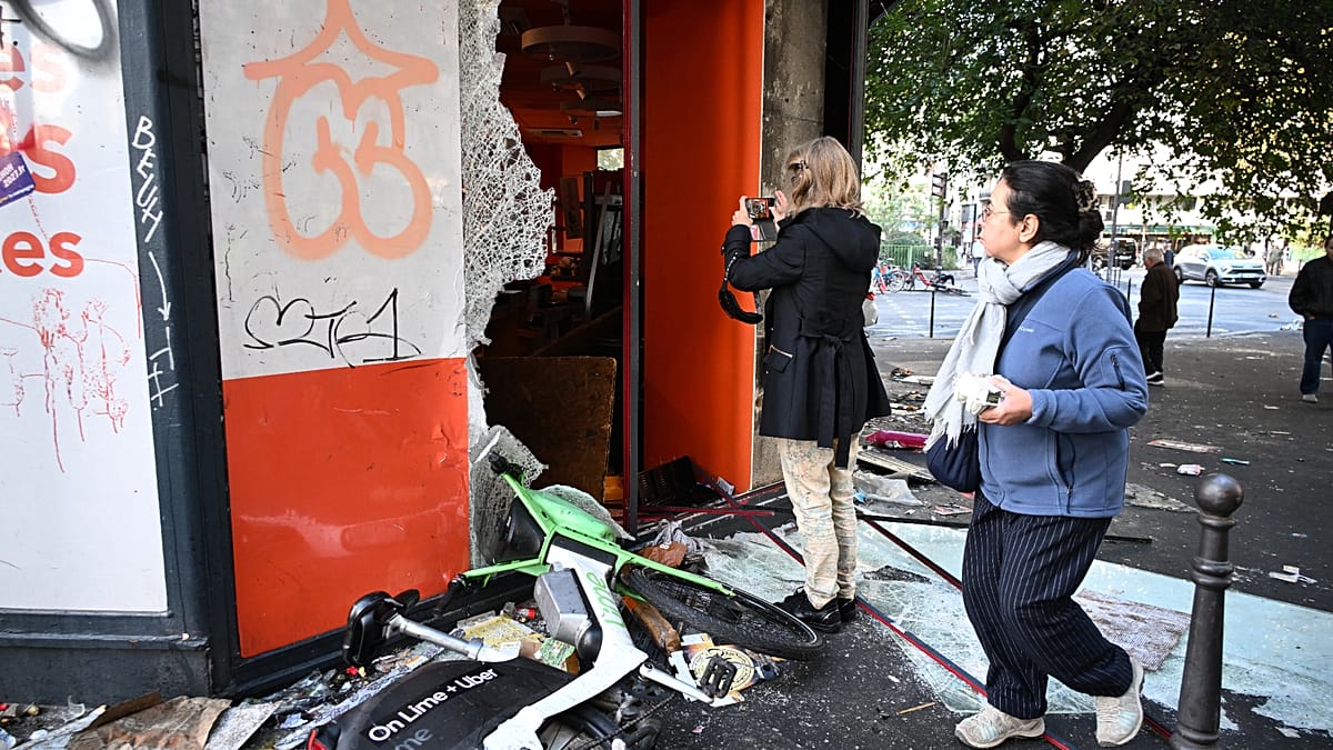 France tallies damage after protests hit Paris, Lyon, and Marseille