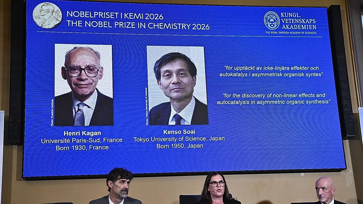 French and Japanese chemists win Nobel for mirror-image molecule work