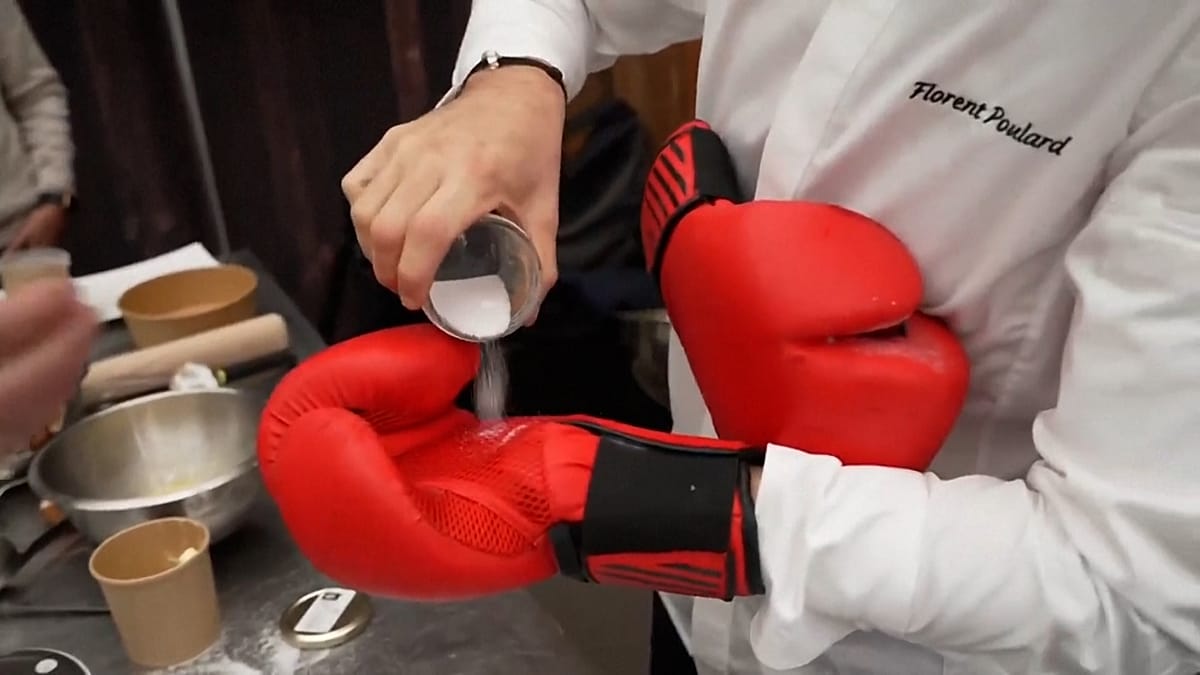 French chefs trade knives for boxing gloves in Alpine cook-off