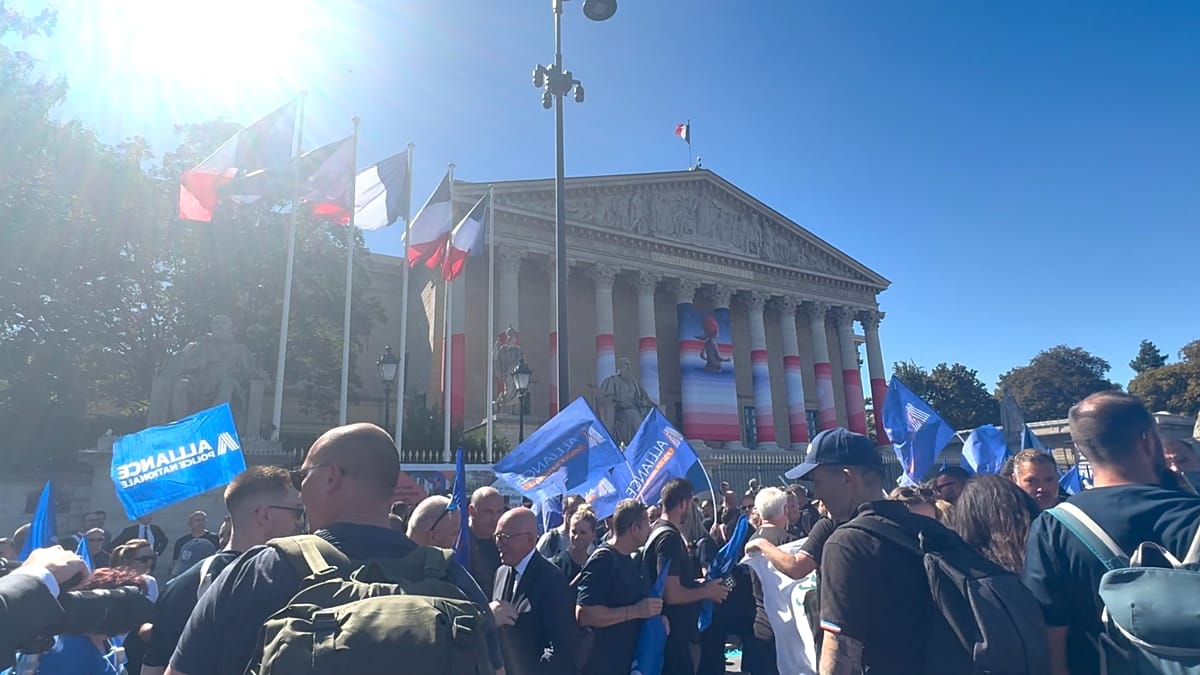 French police march in Paris over pay, staffing and resources