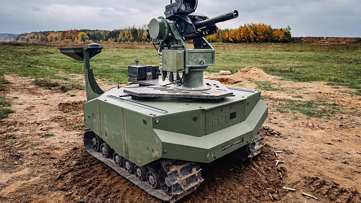Germany and Ukraine test armed ground robot for frontline use