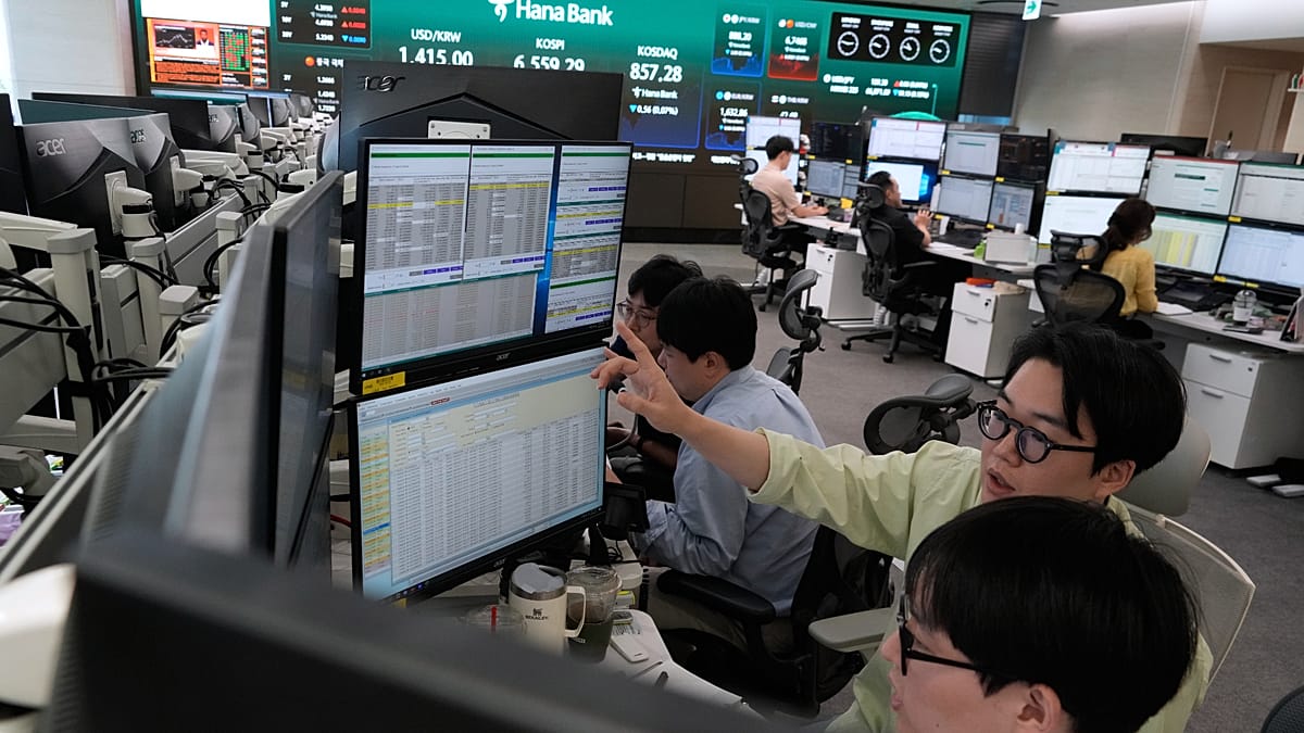 Global markets waver as oil and gold climb ahead of US inflation data