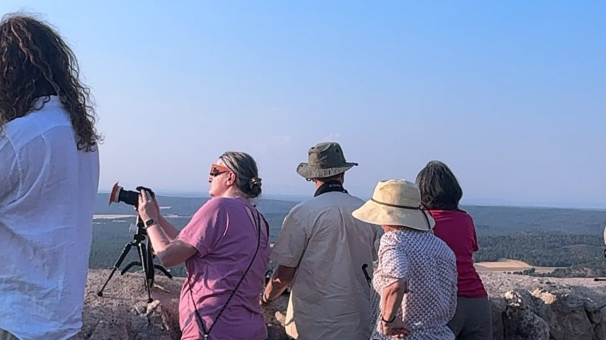 Gormaz fortress draws eclipse crowds to Soria's high plains