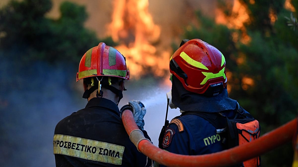 Greek crews gain upper hand on Athens wildfire as winds ease