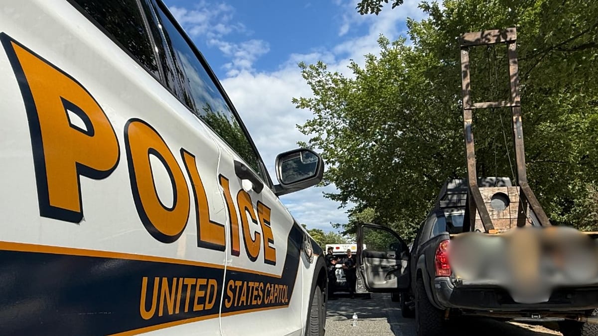Guillotine found in truck near US Capitol, driver arrested