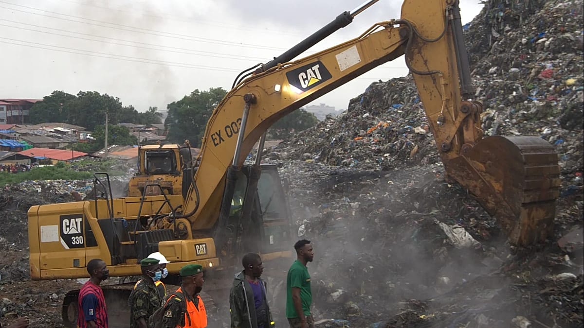Guinea landfill collapse kills 30 after heavy rains