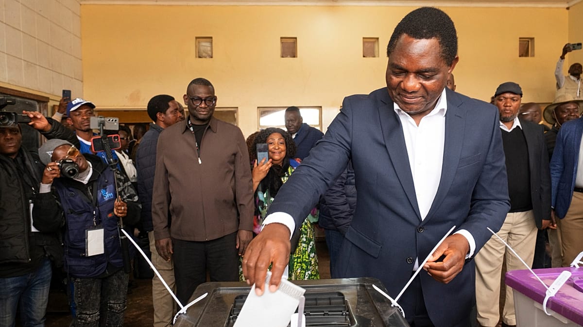 Hakainde Hichilema secures second term in Zambia's presidential election