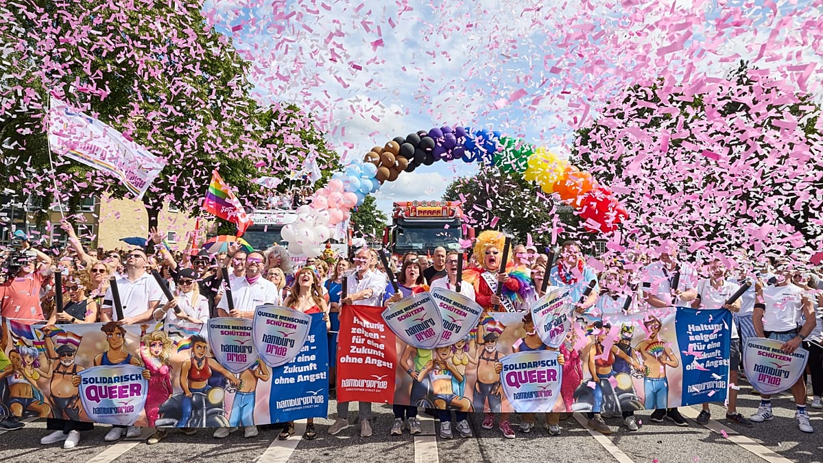 Hamburg Pride draws 250,000 with heightened security after Berlin attack