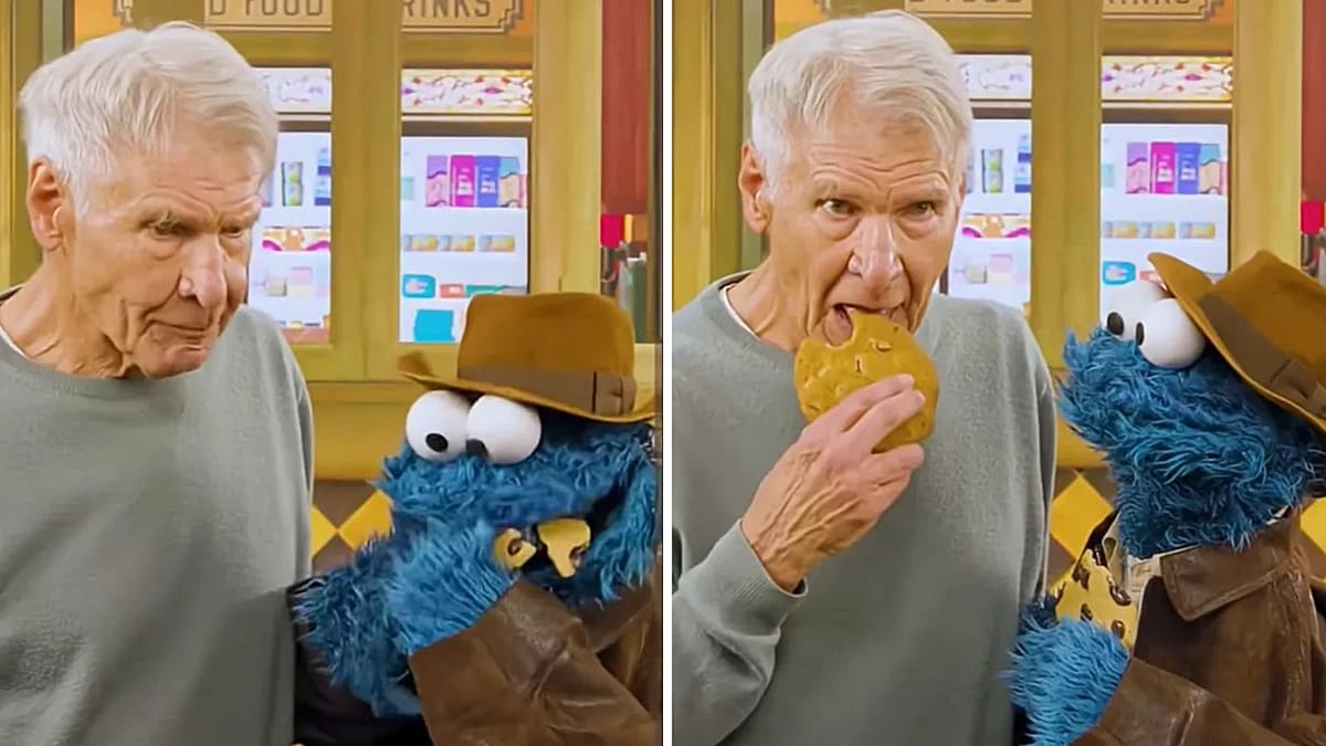 Harrison Ford and Cookie Monster's viral duet delights fans