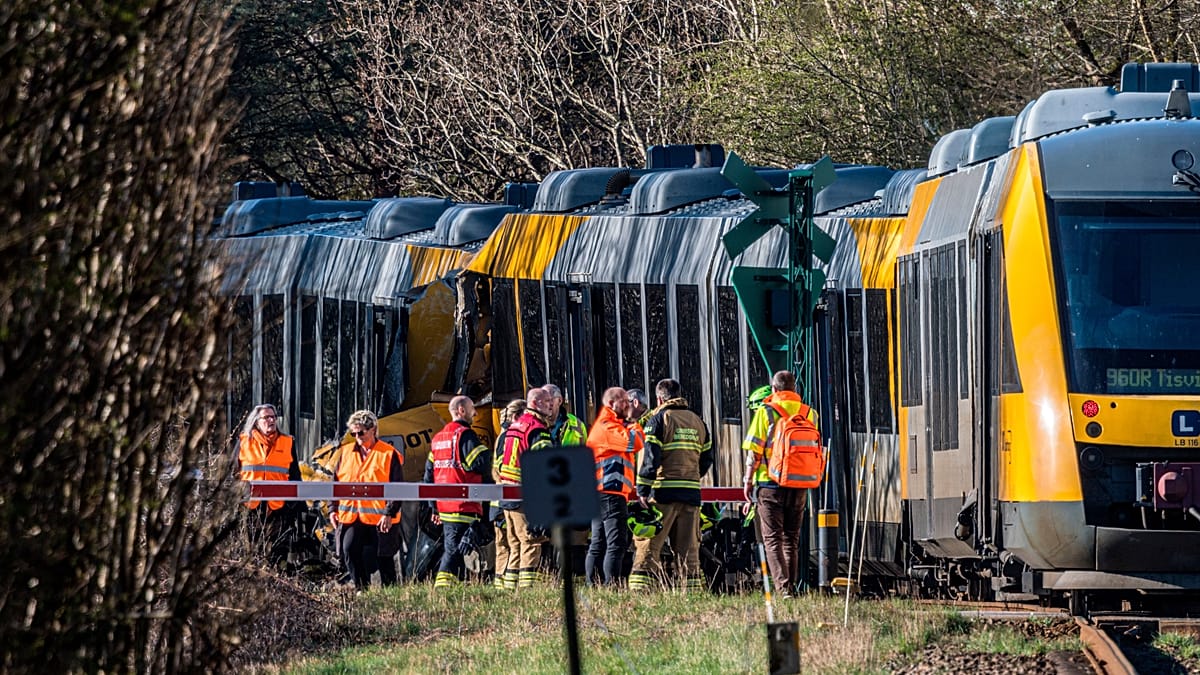 Head-On Train Collision in Denmark Injures 17, Five Critical