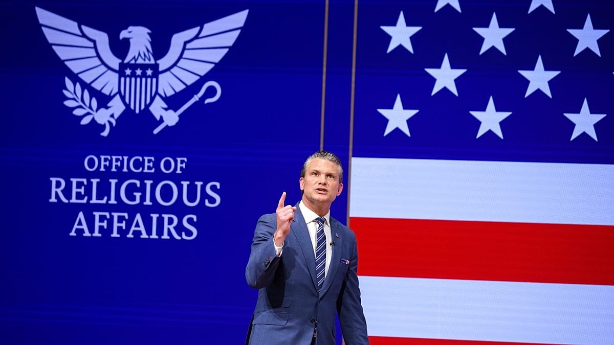Hegseth launches Pentagon religious affairs office with direct line to him