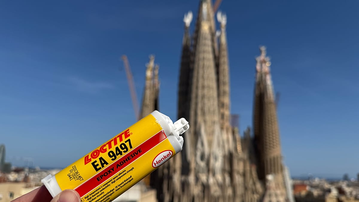 How Industrial Adhesive Helped Complete Sagrada Família's Central Towers